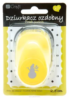 Dziurkacz Ozdobny Bałwanek  2,5 cm - 2
