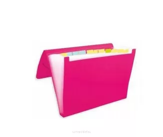 Aktówka Z Przegródkami A4 Różowa Penmate