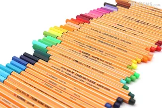 Cienkopisy Stabilo point 88 komplet 50 sztuk w metalowym pudełku