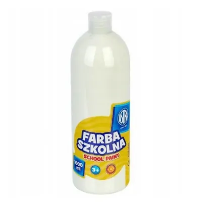 Farba Szkolna 1000 ml Biała