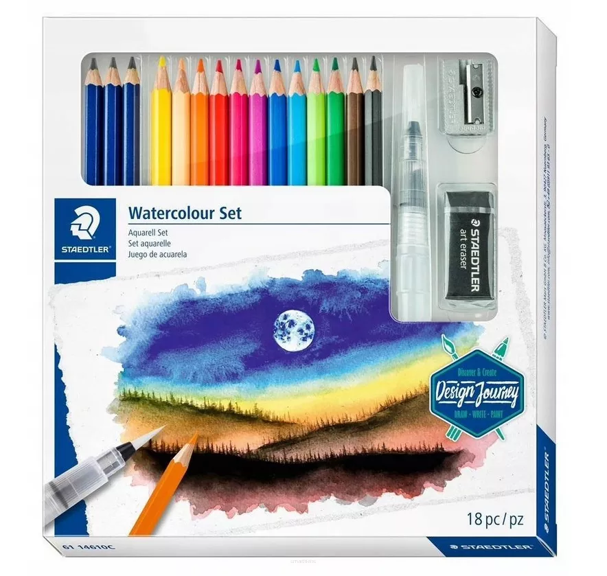 Kredki Akwarelowe Staedtler Zestaw 18el.