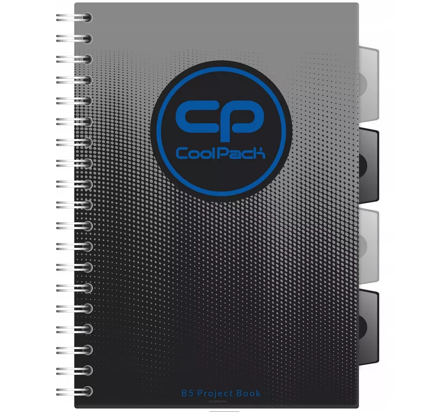 CoolPack Kołozeszyt B5 Gradient Grey