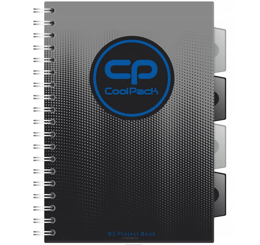 CoolPack Kołozeszyt B5 Gradient Grey