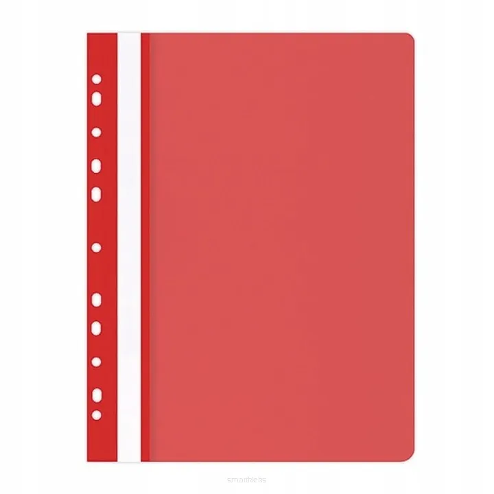 Skoroszyt A4 PP z Europerforacją Office Products Czerwony  SmartKleks.pl