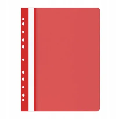 Skoroszyt A4 PP z Europerforacją Office Products Czerwony