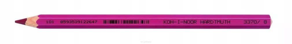 KREDKA OMEGA JUMBO KOH-I-NOOR 3370/8 Bordowy  SmartKleks.pl