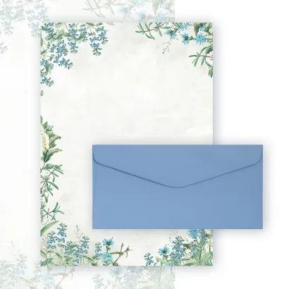 Papeteria ozdobna A4 FIORI BLUE Galeria Papieru 206252