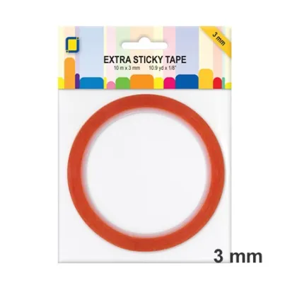 Taśma dwustronna Extra Sticky, 3 mm x 10 m