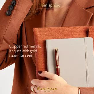 Długopis Waterman Hémisphère Understated Copper Red M GT