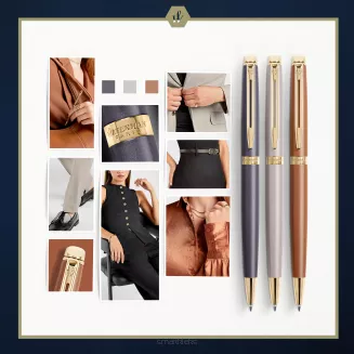 Długopis Waterman Hémisphère Understated Copper Red M GT