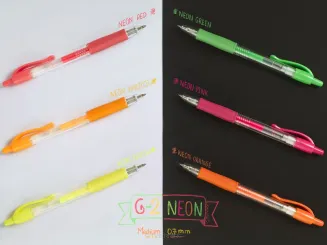 Długopis Żelowy Neonowy G-2 Pilot Neon Pink