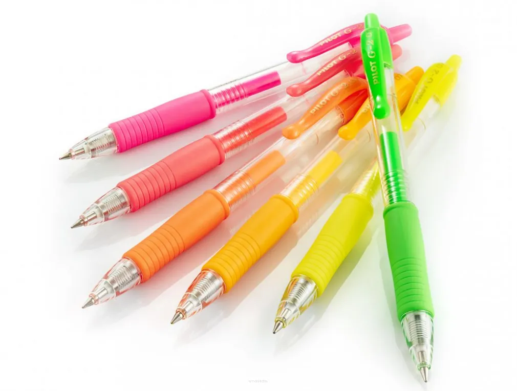 Długopis Żelowy Neonowy G-2 Pilot Neon Pink