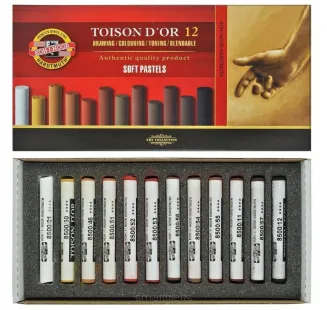 Pastele Suche Koh-I-Noor Toison D'Or Brązowe smartkleks.pl