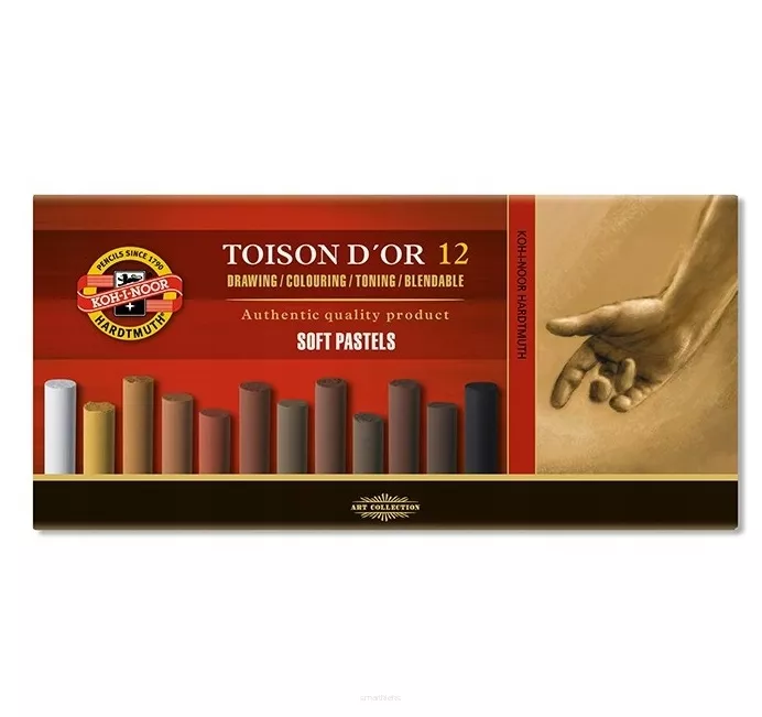 Pastele Suche Koh-I-Noor Toison D'Or Brązowe smartkleks.pl