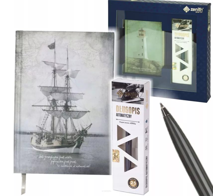 Zestaw Prezentowy Notes A5 Długopis Zenith
