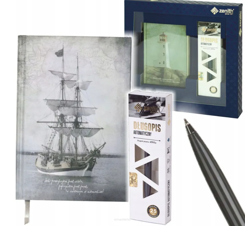Zestaw Prezentowy Notes A5 Długopis Zenith