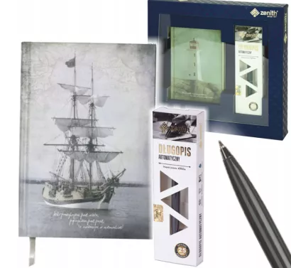 Zestaw Prezentowy Notes A5 Długopis Zenith