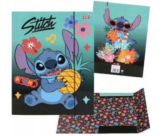 Teczka z Gumką A4 Lakierowana Stitch smartkleks.pl