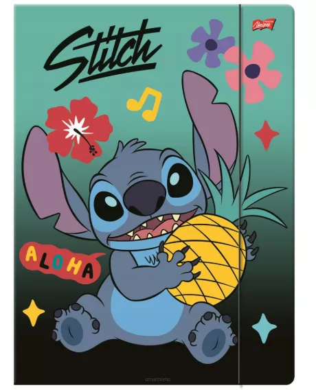 Teczka z Gumką A4 Lakierowana Stitch smartkleks.pl