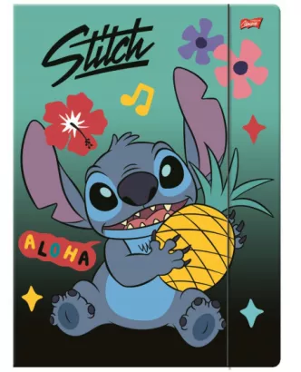 Teczka z Gumką A4 Lakierowana Stitch