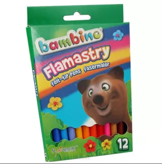 Flamastry Bambino 12 kolorów