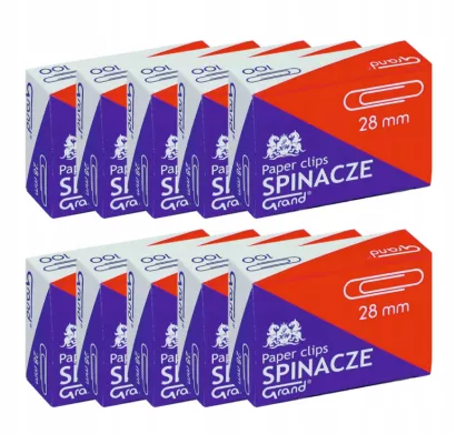 Spinacze Okrągłe Grand 28mm x 1000szt