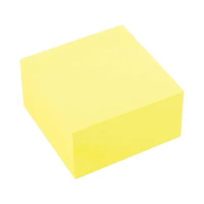 Kostka klejona Global Notes 75x75mm 400 karteczek żółta