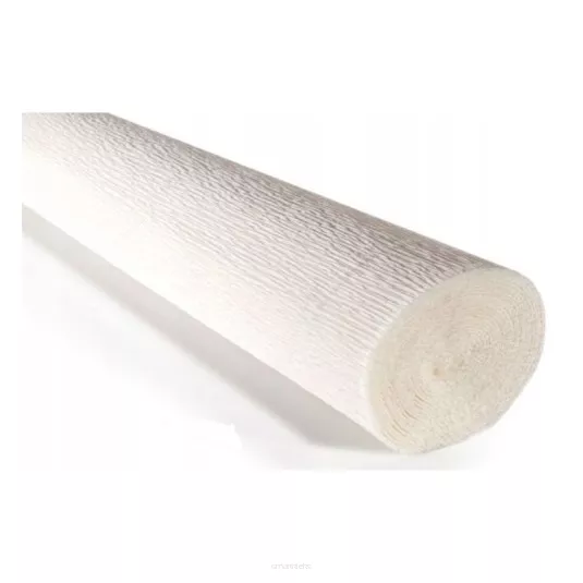 Krepina 50x250cm 180g biała