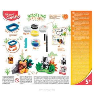 Masa Plastyczna Maped Creative Dzikie Zwierzaki SmartKleks.pl