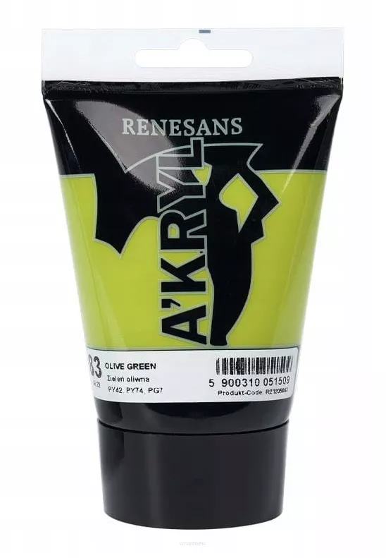 Farba Akrylowa Renesans 100ml 30 Zieleń Oliwna smartkleks.pl