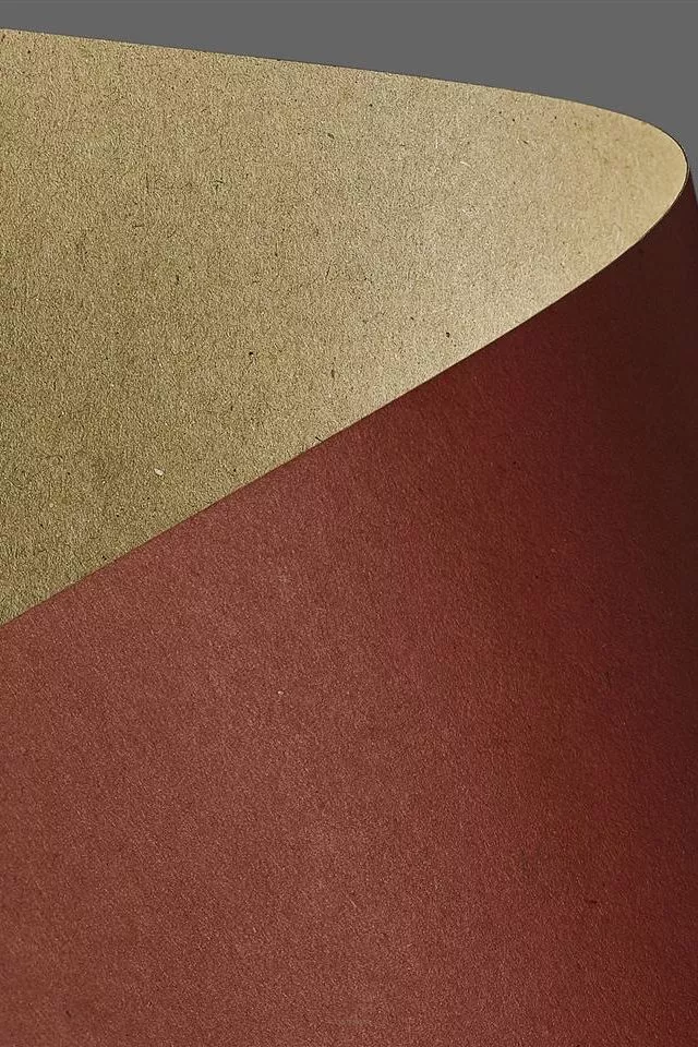 Karton Ozdobny Kraft Czerwony Galeria Papieru SmartKleks.pl