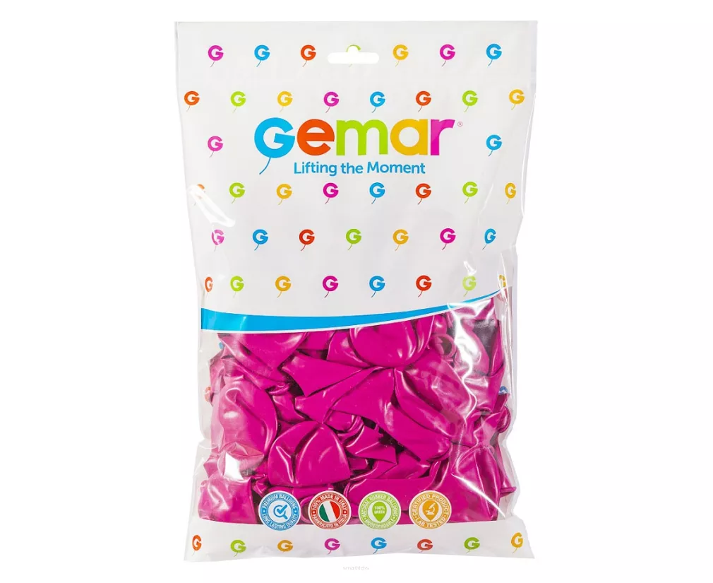 Balony 100 sztuk Pastelowe Fuksja Gemar smartkleks.pl