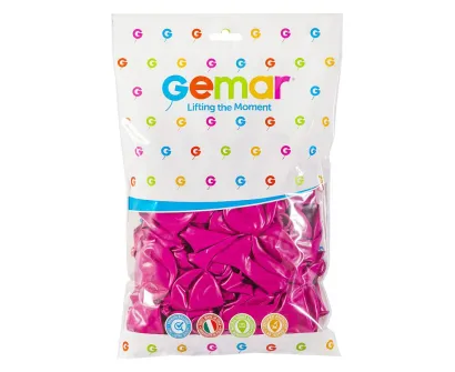 Balony 100 sztuk Pastelowe Fuksja Gemar