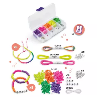 Zestaw Maped Do Robienia Bransoletek Neonowy SmartKleks.pl