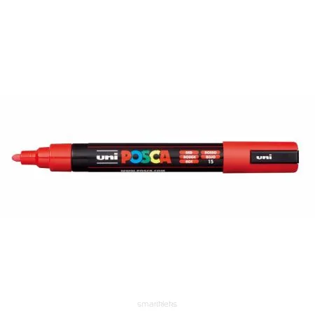 Pisak Posca PC-5M Czerwony Smartkleks.pl