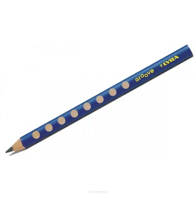 Ołówek Trójkątny Lyra Groove Metaliczny Niebieski