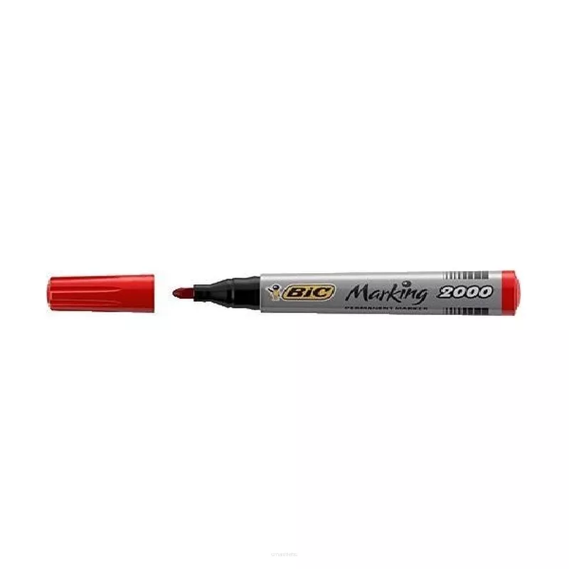 Marker permanentny BiC Czerwony końcówka okrągła