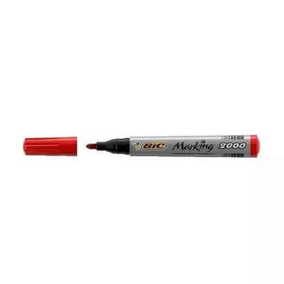 Marker permanentny BiC Czerwony końcówka okrągła