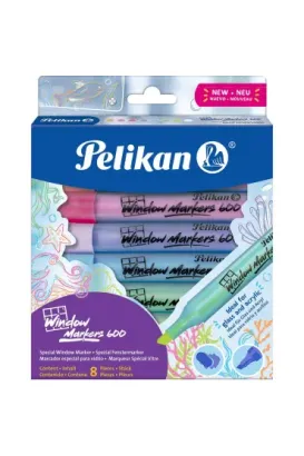 Herlitz Markery do szkła 8 kolorów PELIKAN