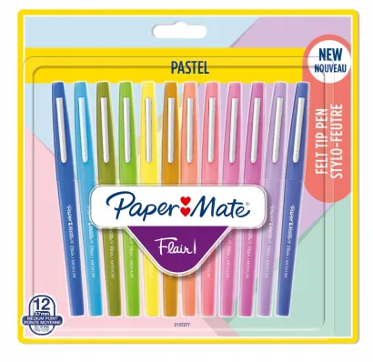Pisaki Flair Pastel 12szt Paper Mate
