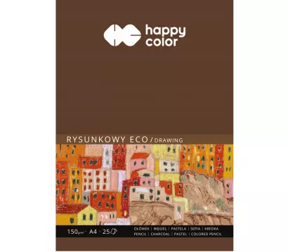 Blok Rysunkowy Eko A4 Dwa Odcienie Happy Color