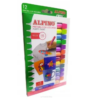Farby Puffy 12 Kolorów Alpino