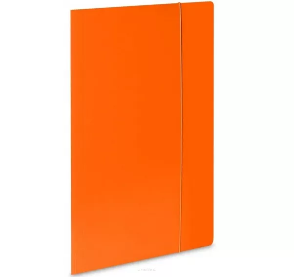 Teczka Papierowa Z gumką A4 Pomarańczowa Barbara