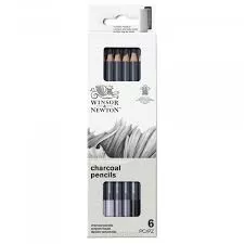 Węgle w Ołówku Winsor&Newton Studio Collection 6 Sztuk smartkleks.pl