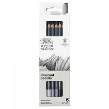 Węgle w Ołówku Winsor&Newton Studio Collection 6 Sztuk smartkleks.pl