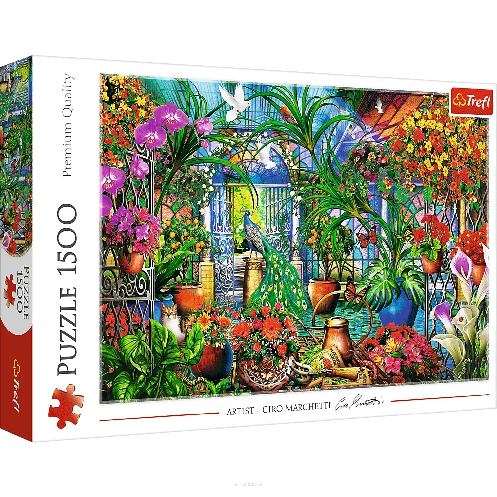Puzzle Trefl 1500 Elementów Tajemniczy Ogród smartkleks.pl