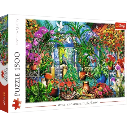 Puzzle Trefl 1500 Elementów Tajemniczy Ogród