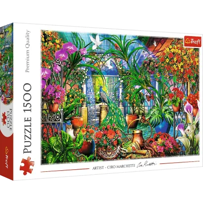 Puzzle Trefl 1500 Elementów Tajemniczy Ogród smartkleks.pl