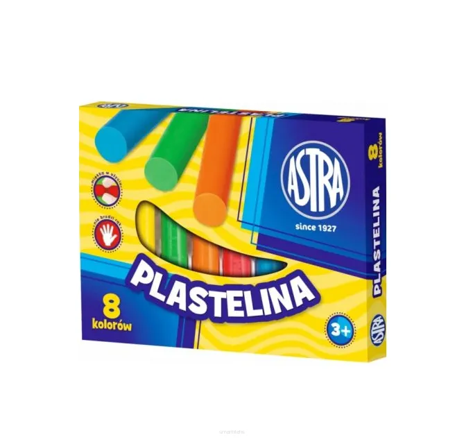 Plastelina Astra 8 kolorów