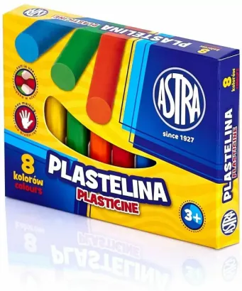 Plastelina Astra 8 kolorów